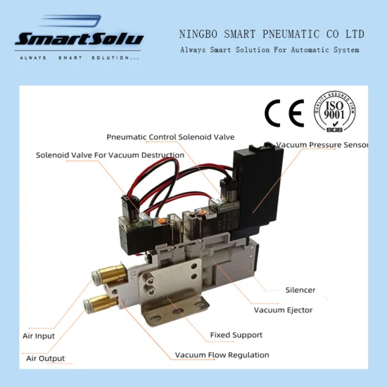 Gerador de vácuo compacto pequeno de componente pneumático de alta qualidade SMC